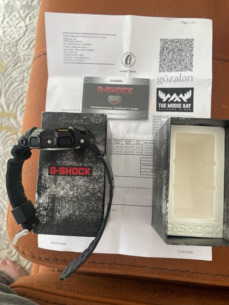 Casio G-Shock GA-010GGB1A9DR The Moose bay’dan alındı 22 ay garantili - 6