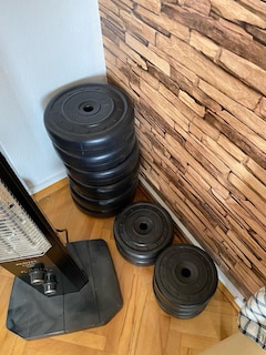 100 kg halter seti ve bench pres sehpası - 5