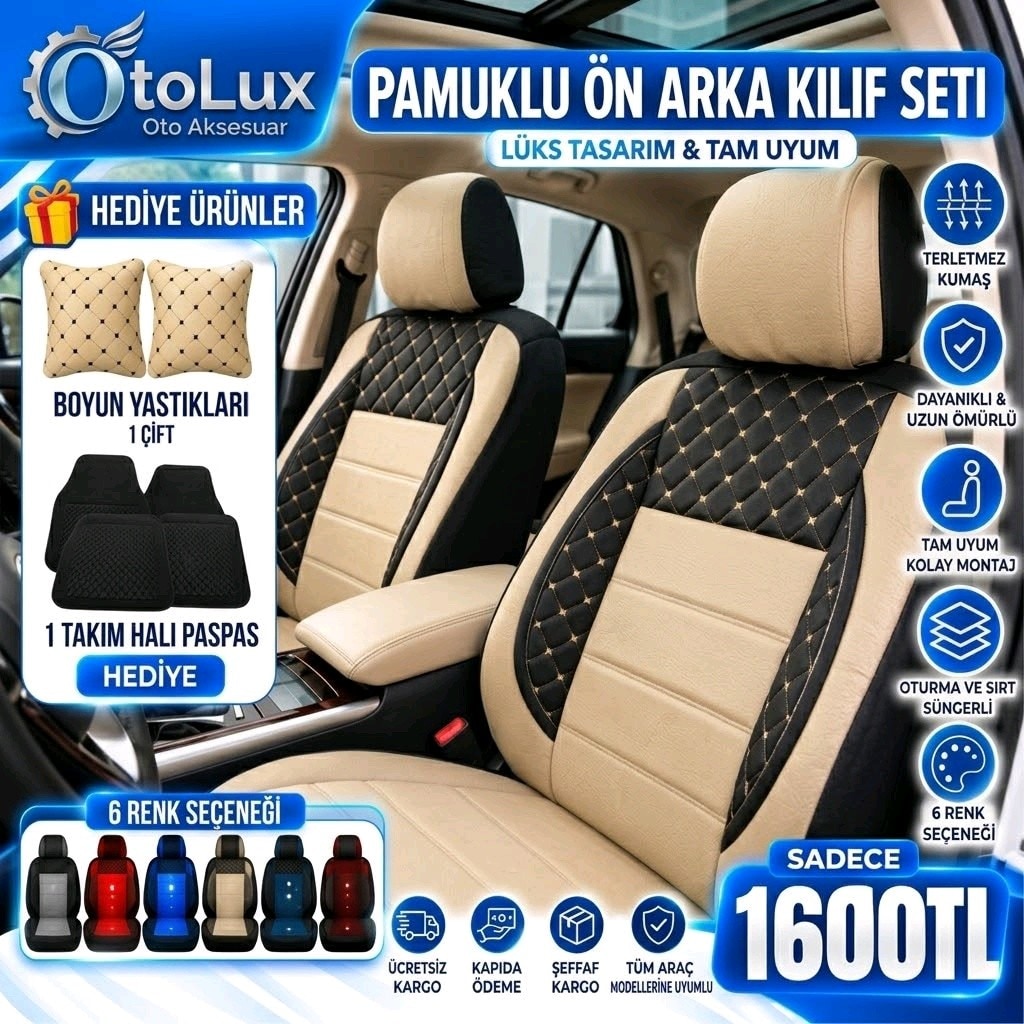 Oto Koltuk Kılıfı - Oto Branda - 5
