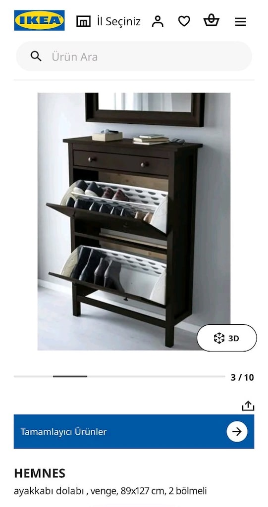 Başlık: Ikea Hemnes Ayakkabılık - 7