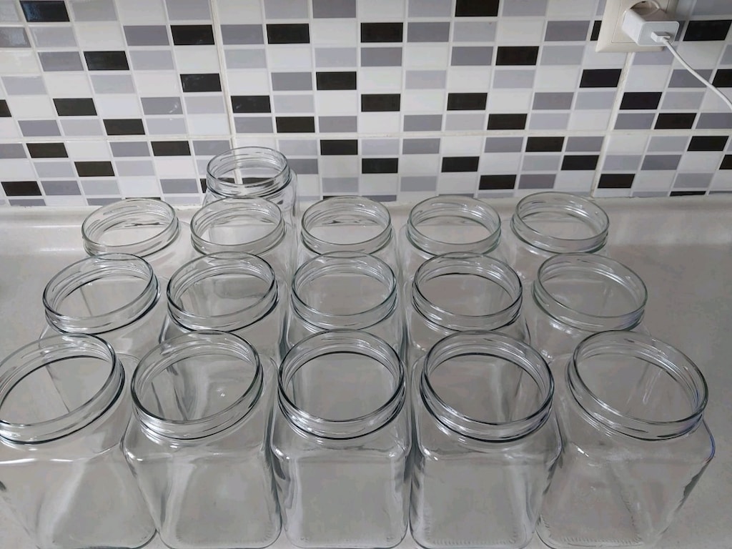 16 Adet 1,5 Litre Kavanoz - 8