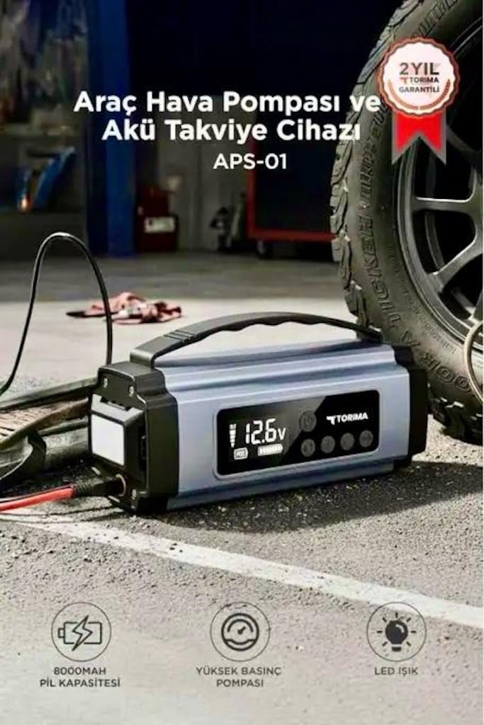 SIFIR AKÜ TAKVİYE-LASTİK ŞİŞİRME VE POWERBANK ÖZELLİKLİ PERFORMANS ÜRÜ - 12