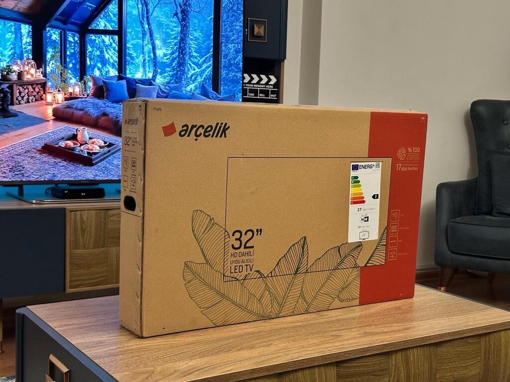 Arçelik 32 inç Dahili Uydulu TV Sıfır Kapalı Kutu - 3