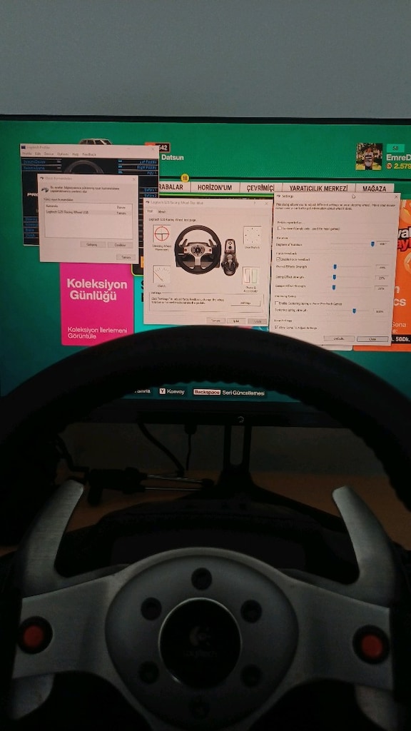 Logitech G25 Full Set Direksiyon Seti - 2