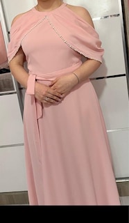 pembe elbise - 4