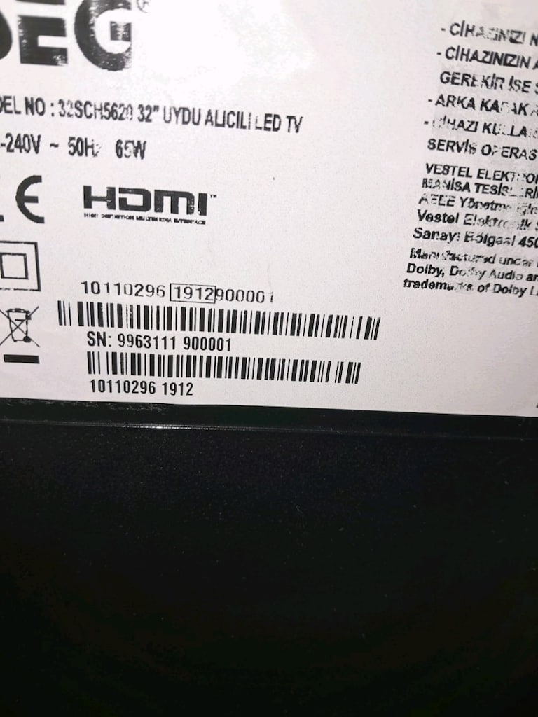 Seg 32 inc uydu alicili led tv - 6