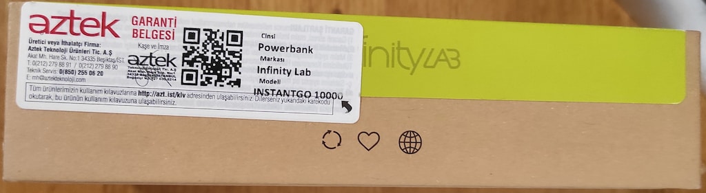 Harman InfinityLab InstantGo 10000 mAh Powerbank - 30W PD Hızlı Şarj - 2