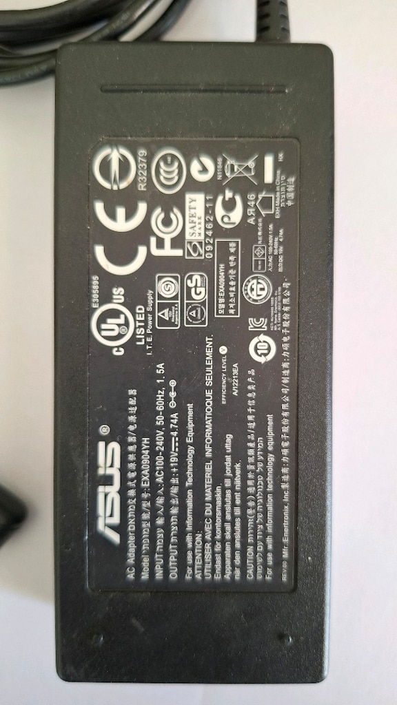 Orjinal Asus 19v - 4.74a Notebook Adaptör Şarj Cihazı - 3