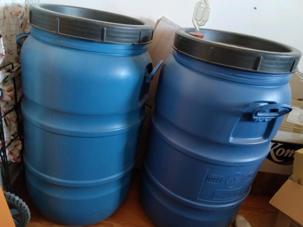 120 Litre kapasiteli mavi bidon(Fermentasyon tankı) - 2