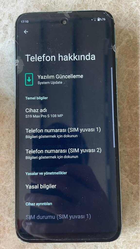 Reeder s19 Max telefon - 3