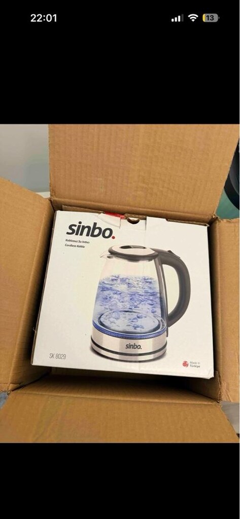 Sinbo 2000 W Cam Kettle 2 Yıl Garantili 1.8 Lt Su Isıtıcı 360 Derece - 4