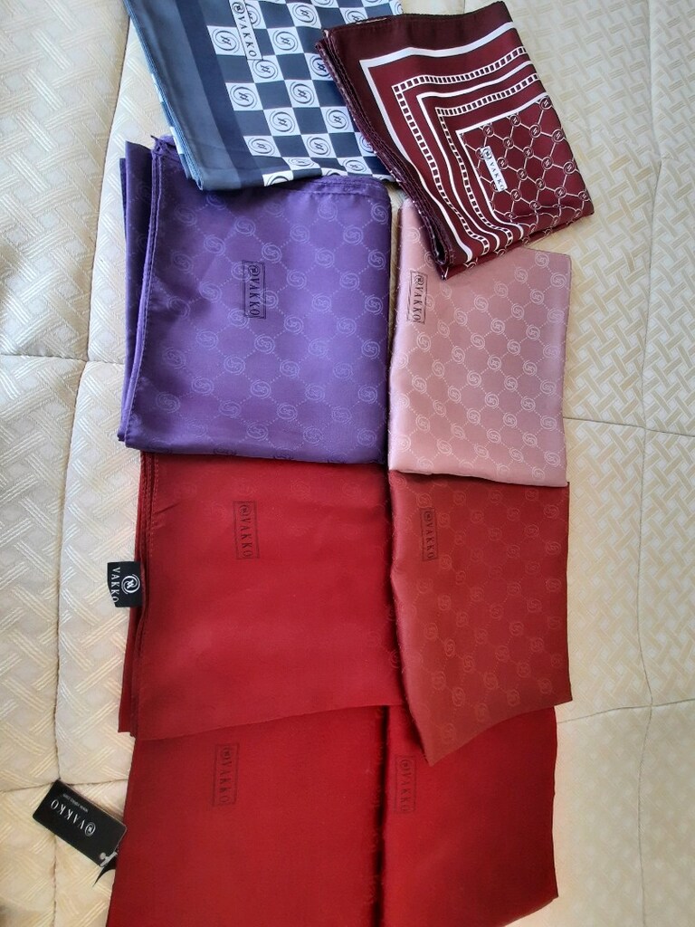 vakko kadın eşarp uygun ucuz monogram - 2