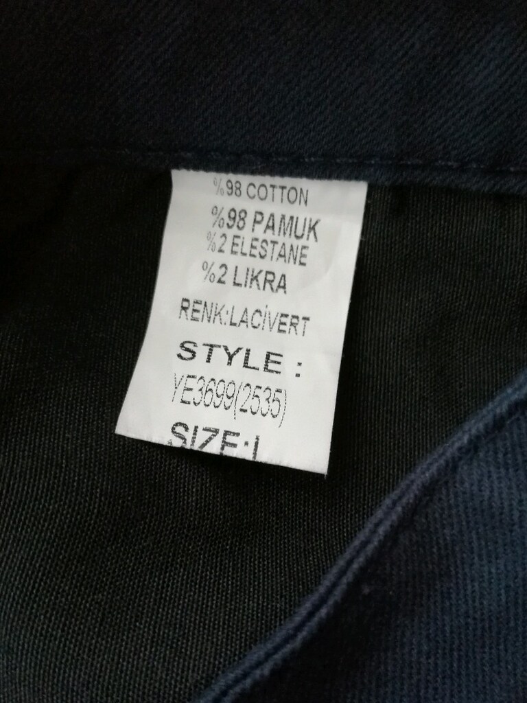 SIFIR KOYU LACİVERT KOT ETEK - 7