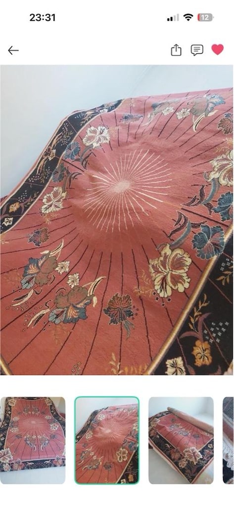 koyunlu 6 mt kare yün halı - 2