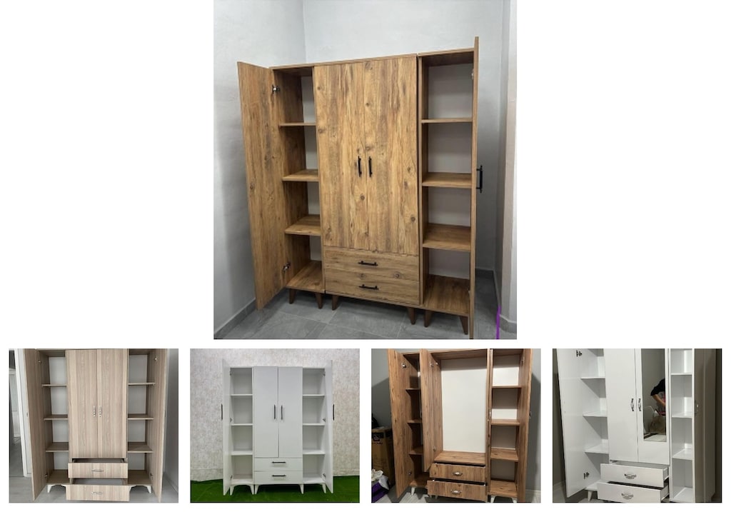 4 kapaklı elbise dolabı bagaywsfin - 2