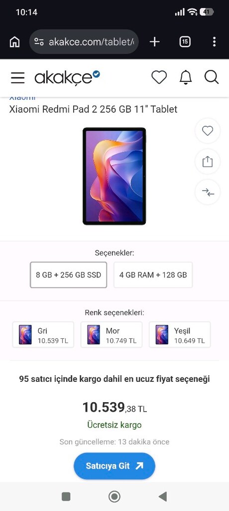 Xiaomi Redmi Pad 2 8/256 Temiz - 10