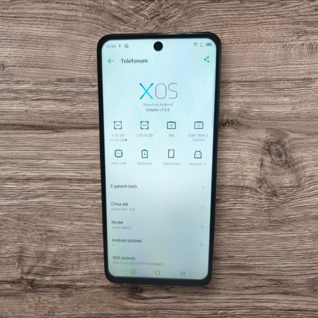 İNFİNİX HOT11S 128GB 6+5RAM ÇİFT HATLI - 2