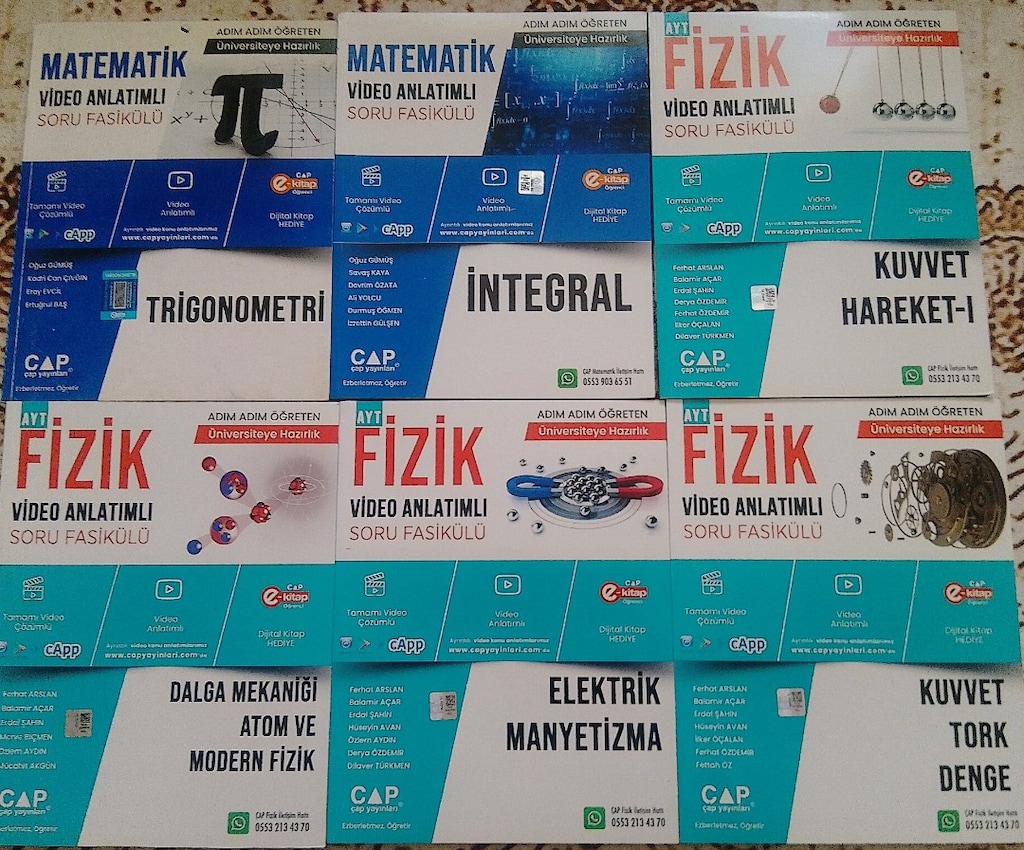 YKS Sayısal (MF) 24 Parça Dev Set - HEPSİ TAMAMEN SIFIR - 3