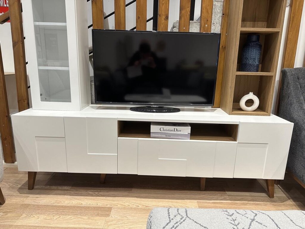 Sıfır.. Masif Mdf Ahşap 185 London Tv Ünitesi - 3