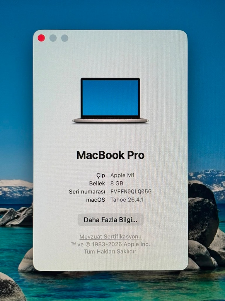 APPLE MACBOOK PRO M1 13'' 2020 KUSURSUZ A2338 - 4
