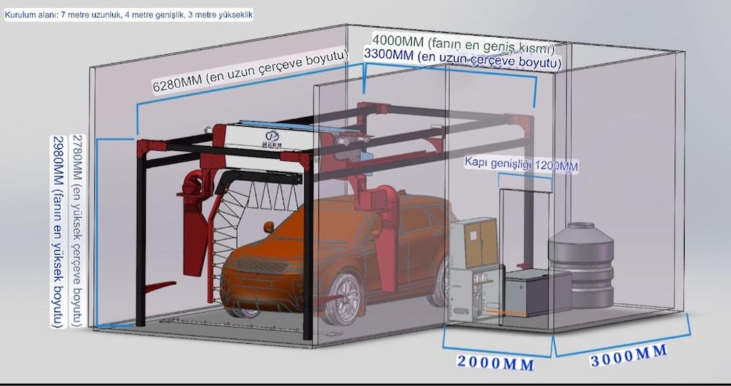 Tam Otomatik Temassız Oto Yıkama Makinesi - 3
