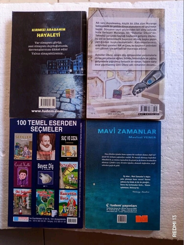 Çocuk Kitapları 4 adet H. Yurttaş, J. London,Mavisel Yener,Aytül Akar - 3
