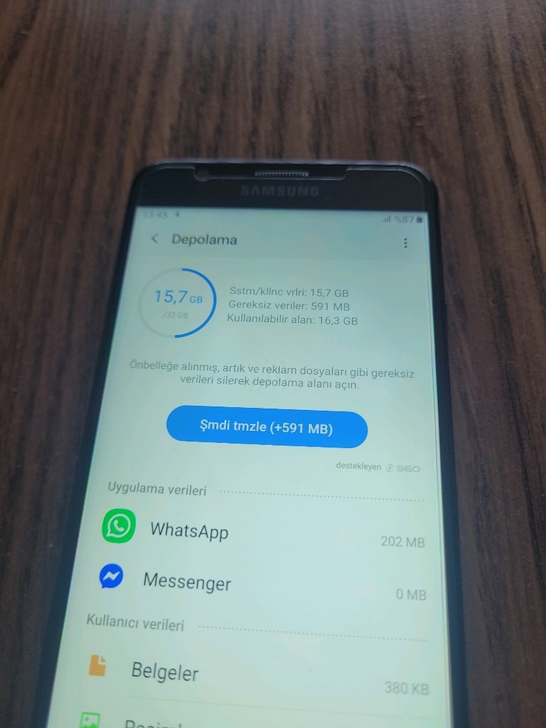 Samsung J 7 prime 2 ..gb ..32 rem.3 türkiye cihazı hattını tak kullan - 5