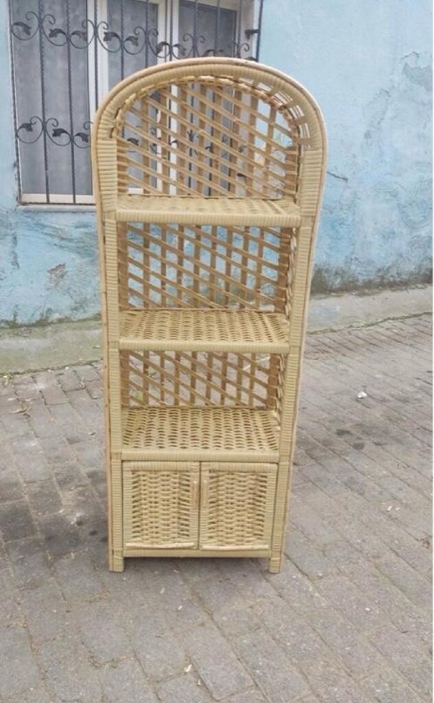 rattan kitaplık - 2