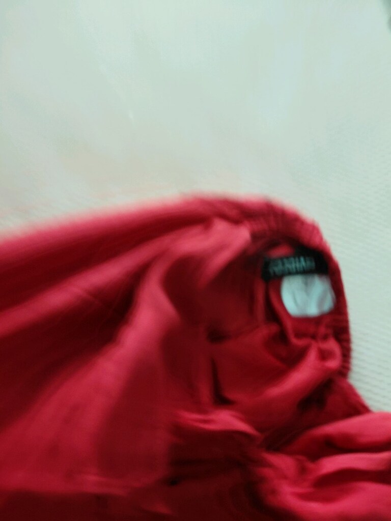 H&M kırmızı Viskon krep elbise — görsel 6/9
