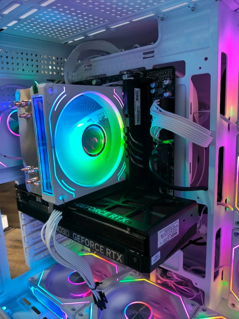 RTX 5060 İ5 14400F 16GB RAM 1TB M2SSD 600W AKVARYUM OYUNCU KASASI - 6