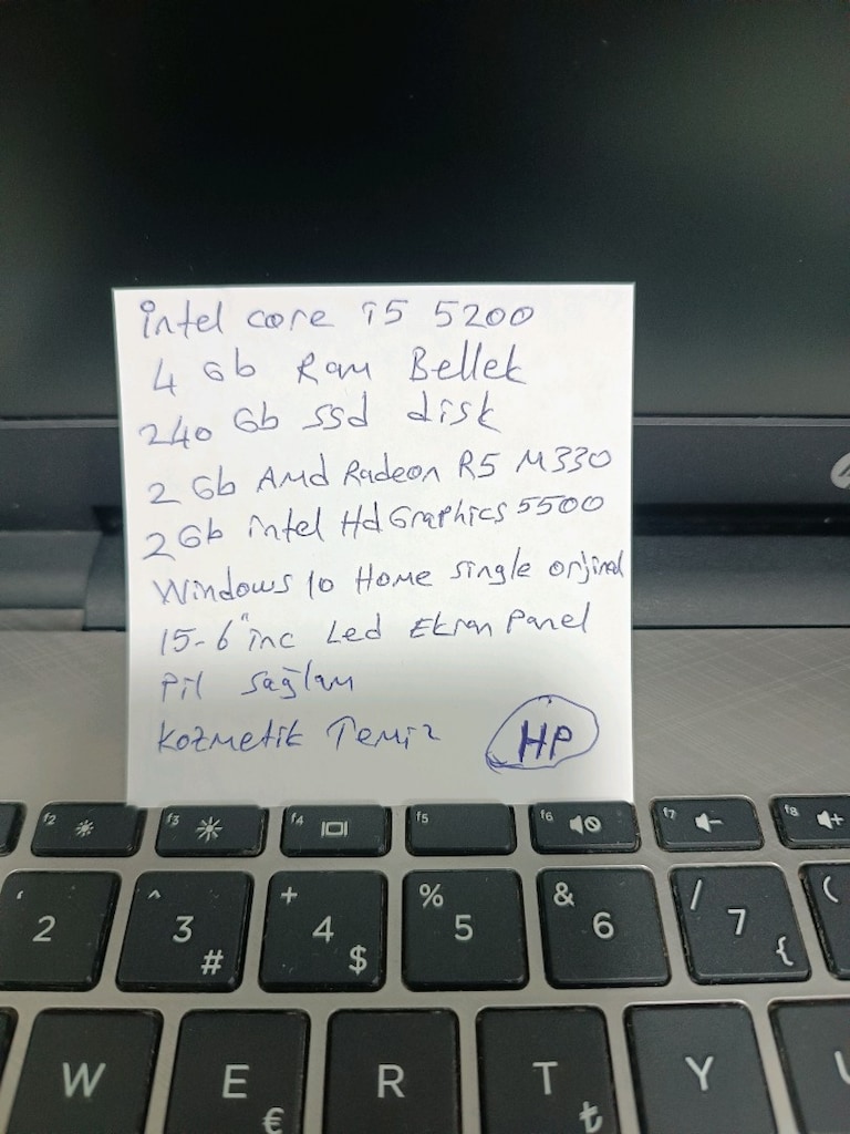 İ5 İŞLEMCİ 5.NESİL 4 GB RAM 240 GB SSD 2 GB EKRAN KARTI ORJİNAL WİNDOW - 5
