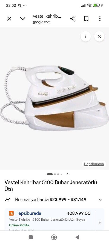 vestel kehribar kazanlı ütü - 4