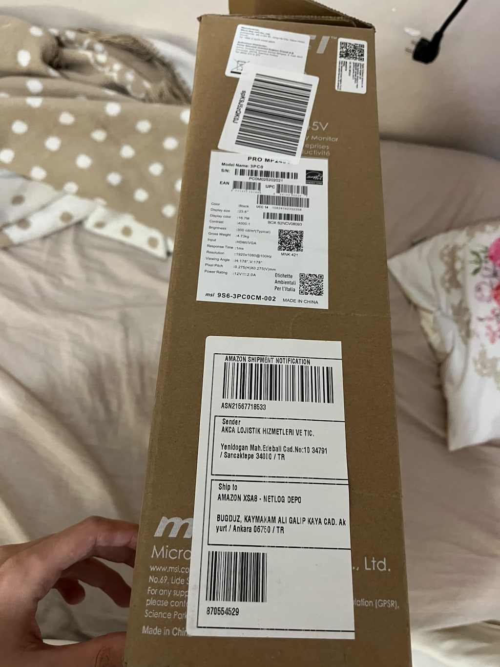 Monster Rtx 3050 ti gaming laptop - 9