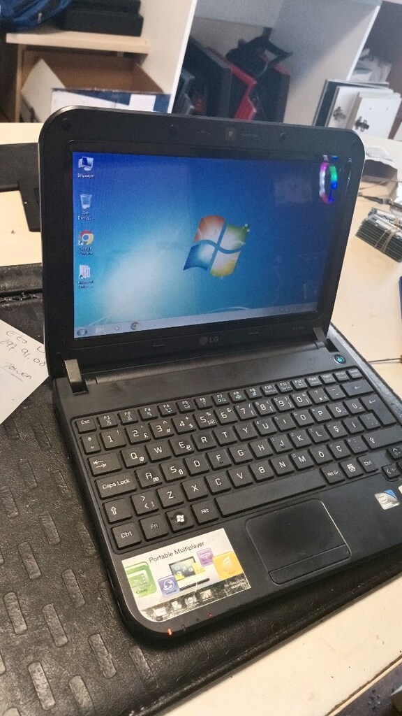 lg ufak laptop herşey sağlam ddr3 2gb remli internet işlerini halleder - 3