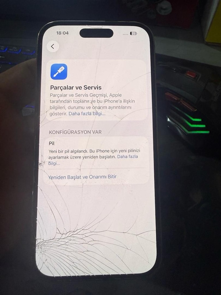 iPhone 14 pro 128 Gb yurtdışı pil 100 4 ay açık - 5