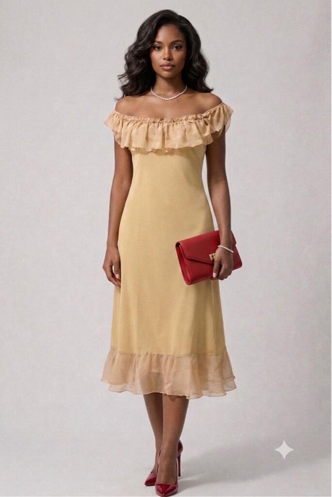 H&M KARMEN ELBİSE