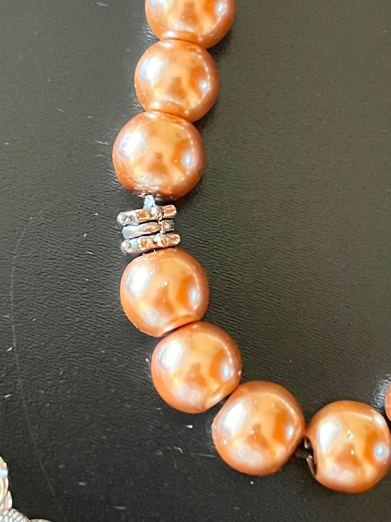 Rose Renkli Şık Tesbih – Özel Tasarım, Metal Detaylı - 3