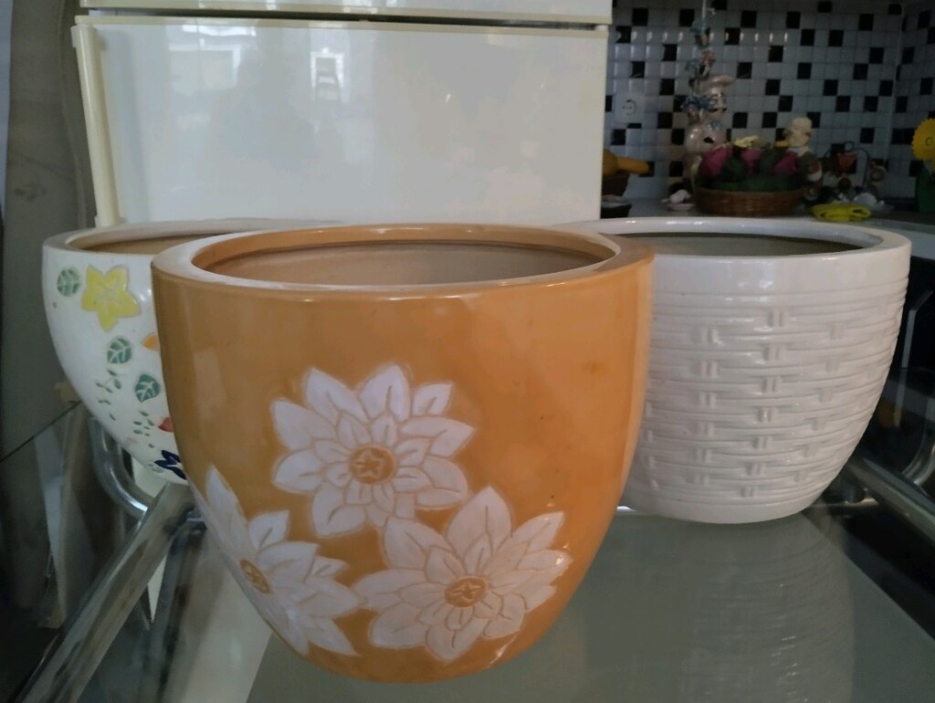 Büyük boy seramik saksılar, dekoratif, Sıfır - 4