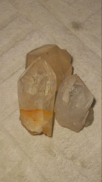 Aydın Çine sitrin kristaller 3 parça 300 gram