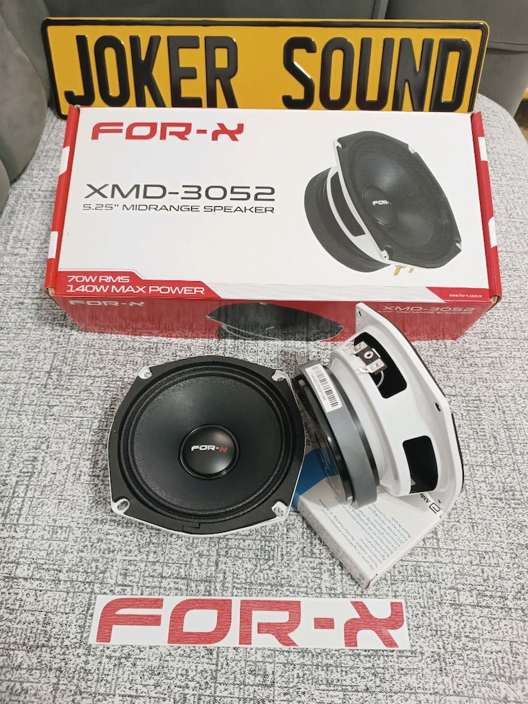 FOR-X XMD-3052 13CM MİDRANGE 140 W 70 RMS sıfır kapalı kutu 2 adet - 2
