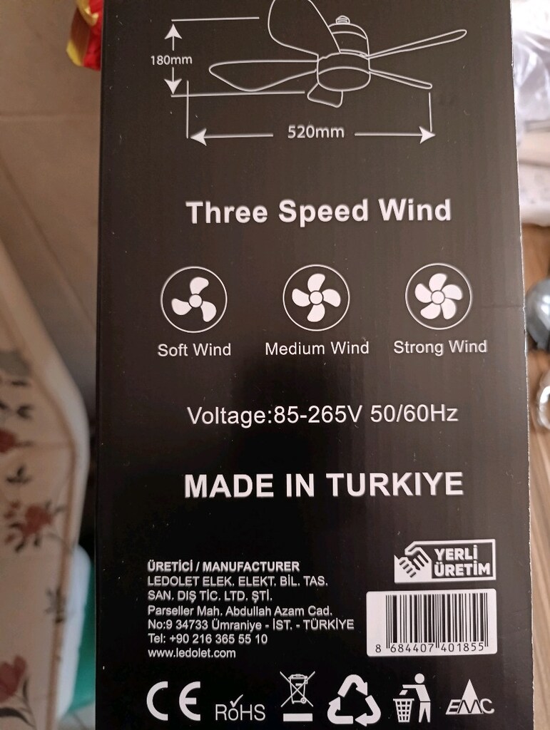 vantilatör LED Ampul - 2