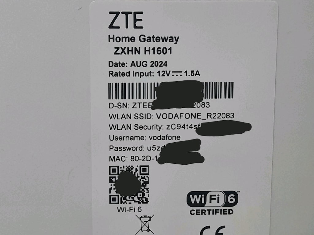 WİFİ 6 VDSL MODEM YENİ NESİL 5G VE 2.4G, ZTE, 2083 - 5