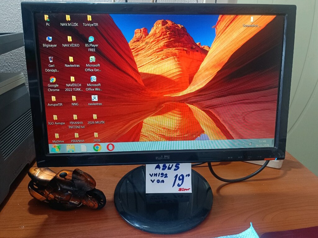 Asus VH192 Monitör VGA giriş hatasız - 5