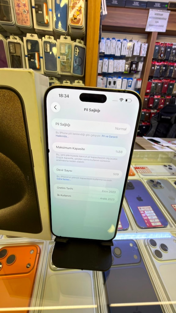 15 PRO MAX 256 GB ORJİNAL TAKASA AÇIK - 6