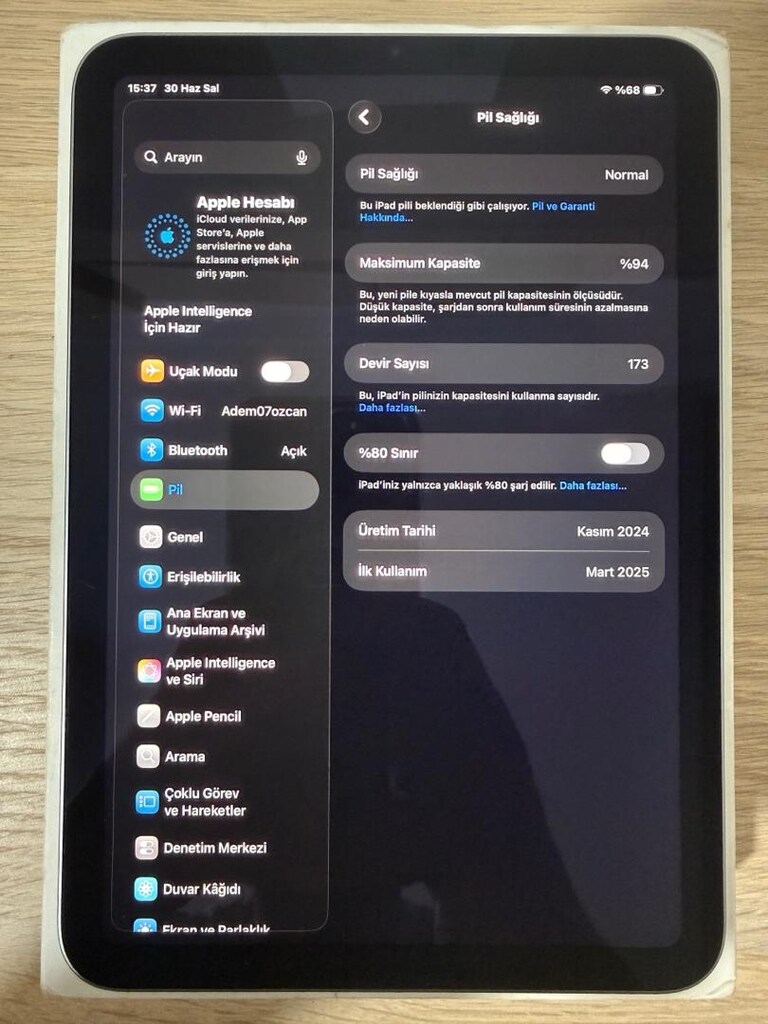 iPad mini / A17 Pro / 8.3 inç / 256 GB / Gri - 3