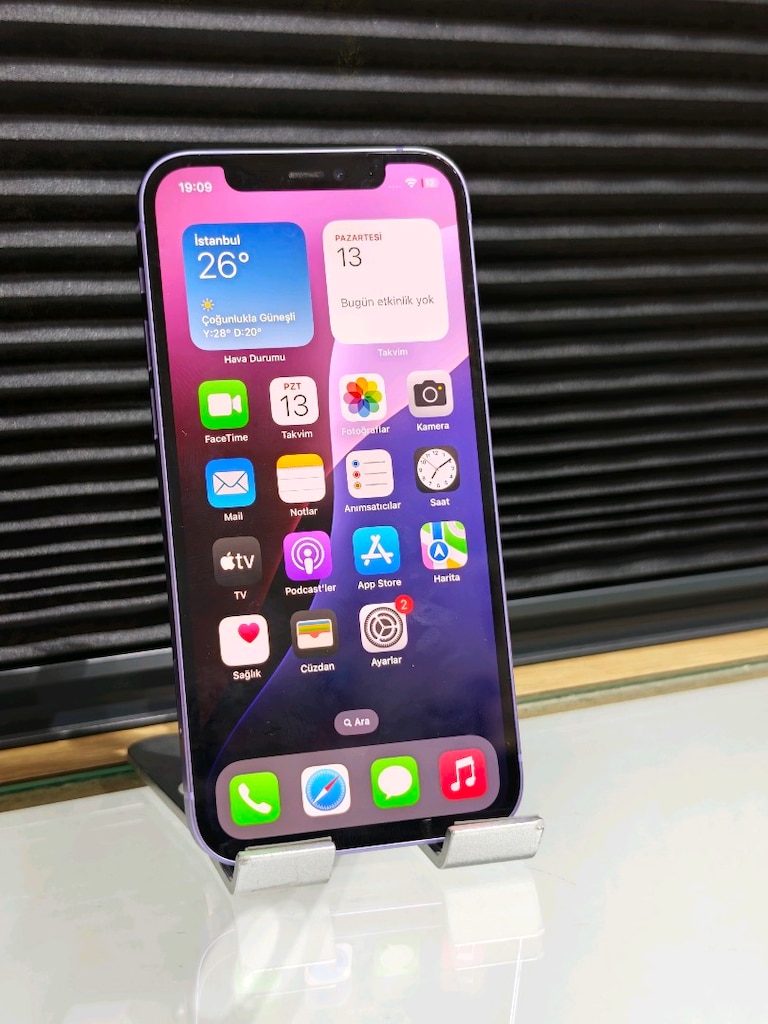 HATASIZ İPHONE 12 64 GB MOR TR - 3
