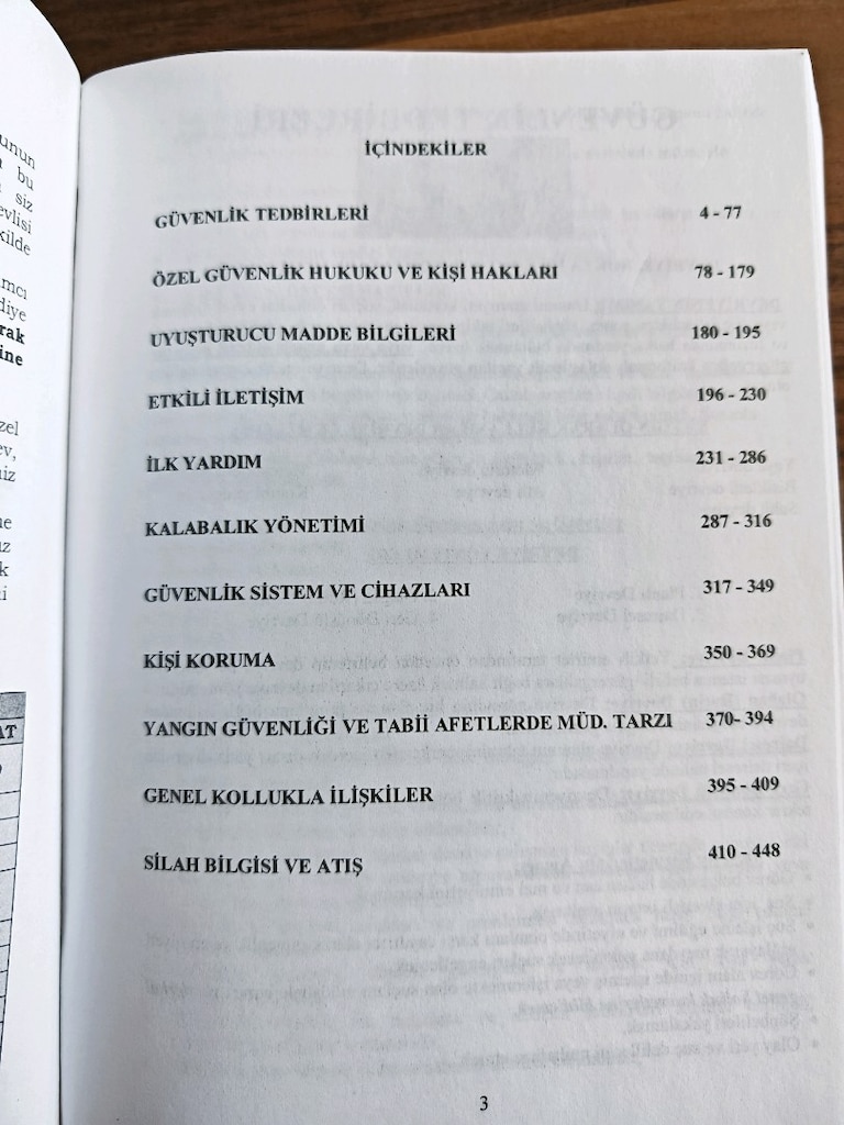 Özel Güvenlik Ders Notları ve Soru Bankası - 2