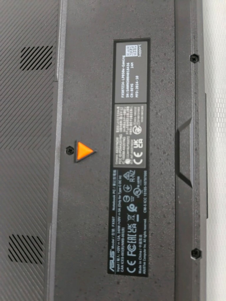 ASUS TUF GAMING F15 - 5
