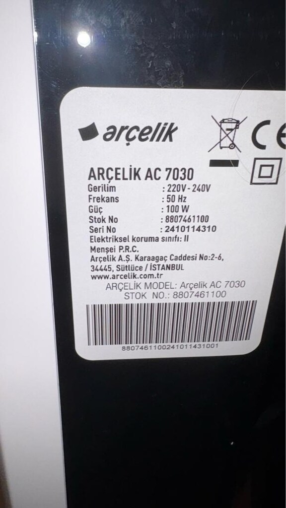 ARÇELİK SOĞUTUCU 2 YIL GARANTİLİ - 3