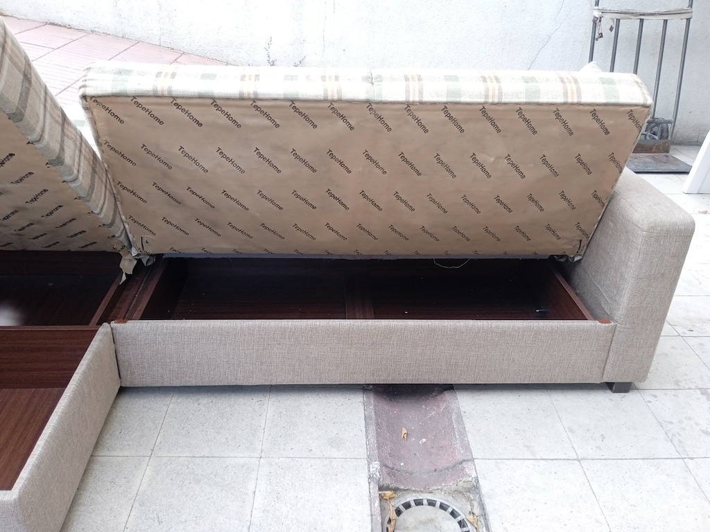 TEPE HOME KALİTESİYLE KONFORLU KÖŞE TAKIMI SANDIKLI YATAKLI - 8